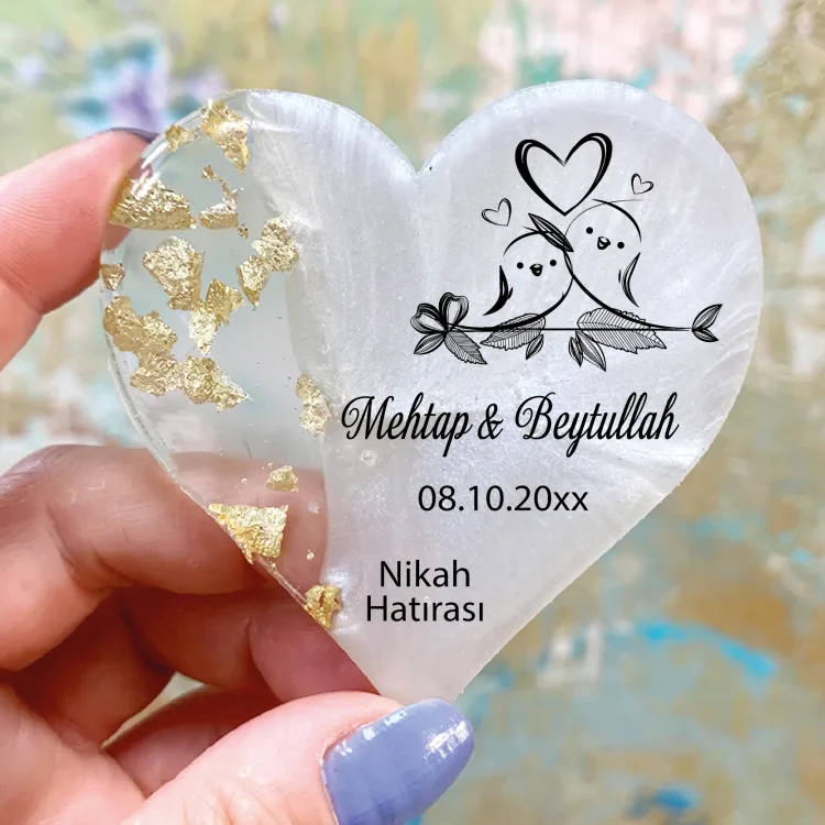 Kalp Epoksi Magnet 6009