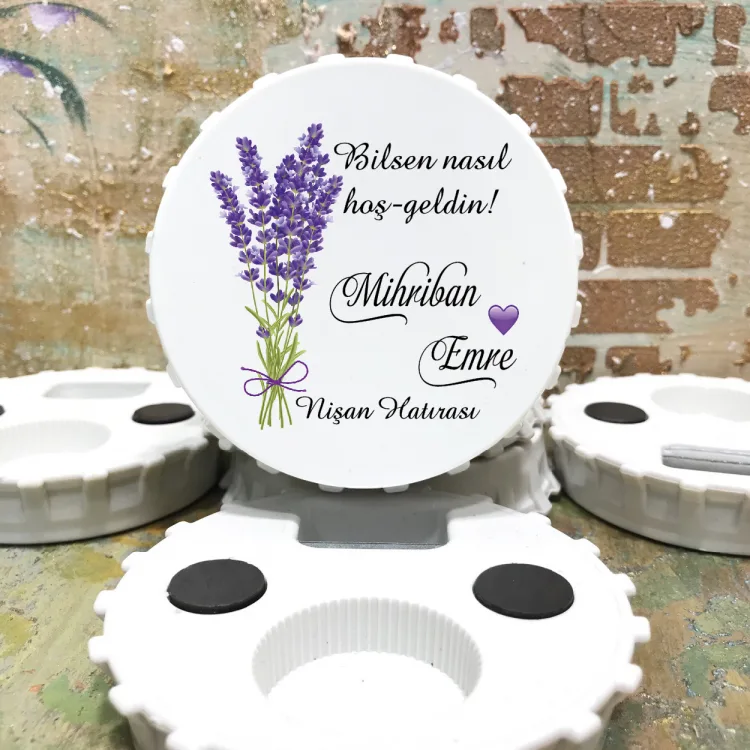 Kapak Magnet Açacaklı 0707 - Lavanta Tasarım
