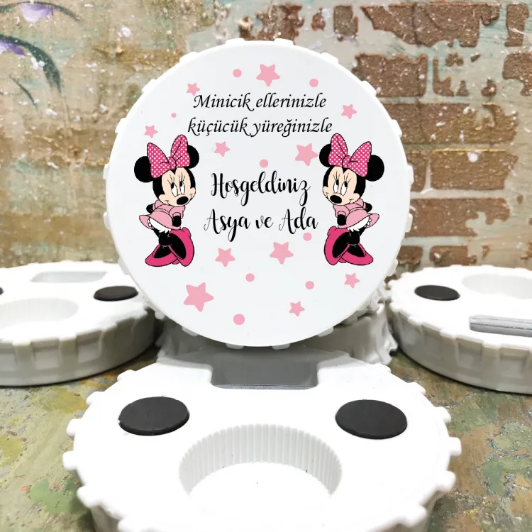 Kapak Magnet Açacaklı 799 - Minie Mouse Tasarım