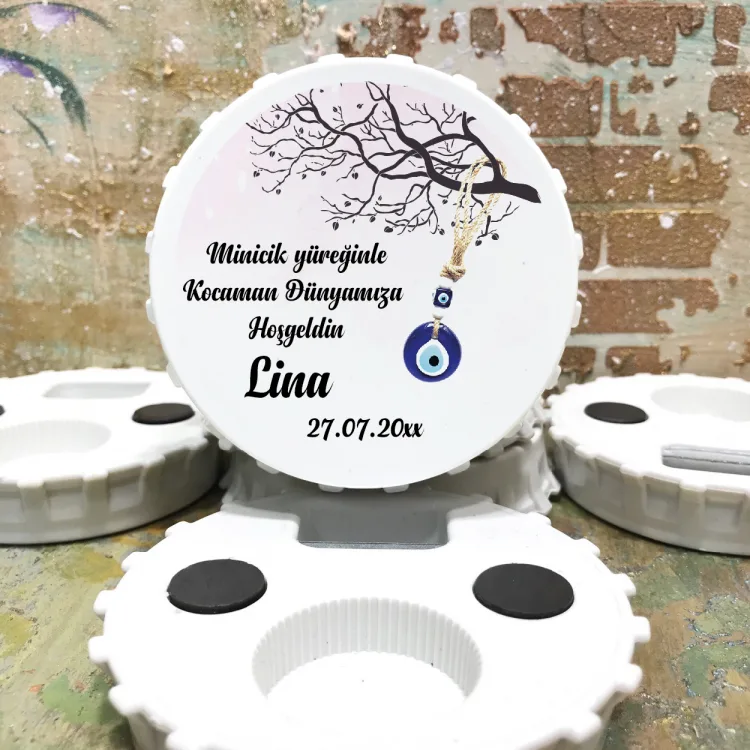 Kapak Magnet Açacaklı 814 - Nazar Boncuğu Tasarım