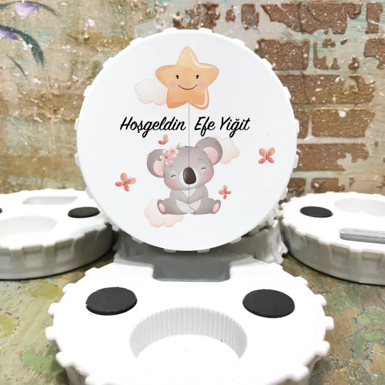 Kapak Magnet Açacaklı 821 - Sevimli Koala Tasarım