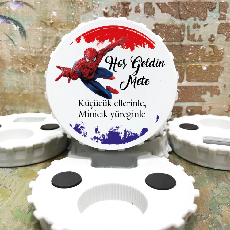 Kapak Magnet Açacaklı 837 - Spiderman, Örümcek Adam Tasarım