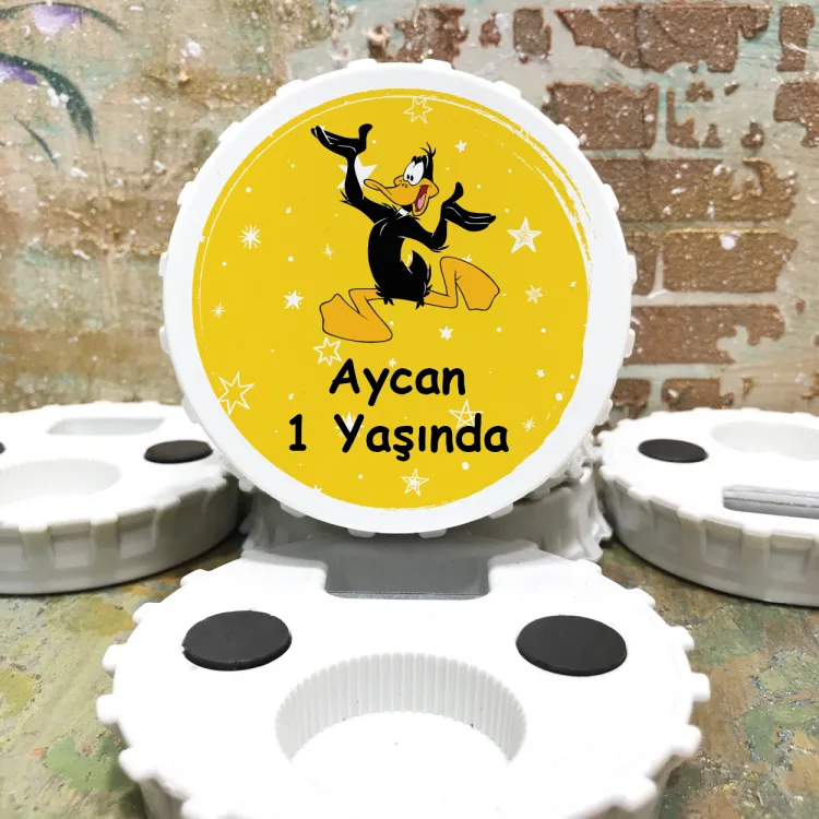 Kapak Magnet Açacaklı 844 - Daffy Duck Tasarım