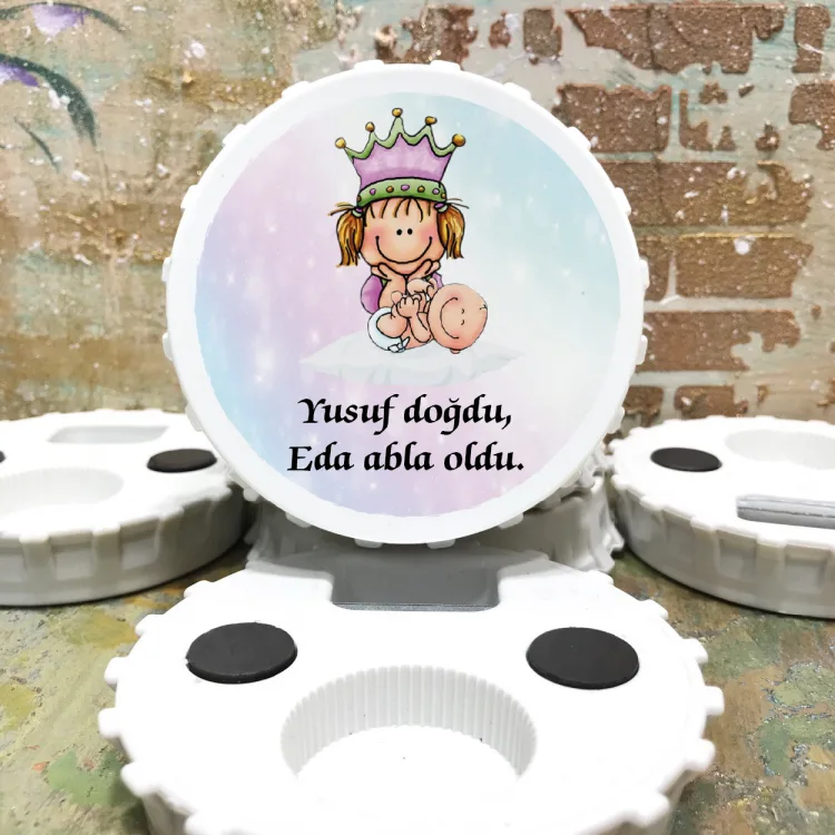Kapak Magnet Açacaklı 854 - Bebek Prenses Tasarım