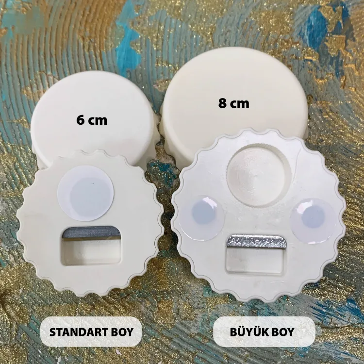 Kapak Magnet Açacaklı 871 - Kelebekli Resimli Magnet - Detay Görseli 1