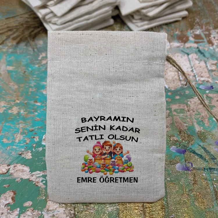 Baskılı Kese 0029 - Bayram Harçlığı Kesesi - Detay Görseli 3