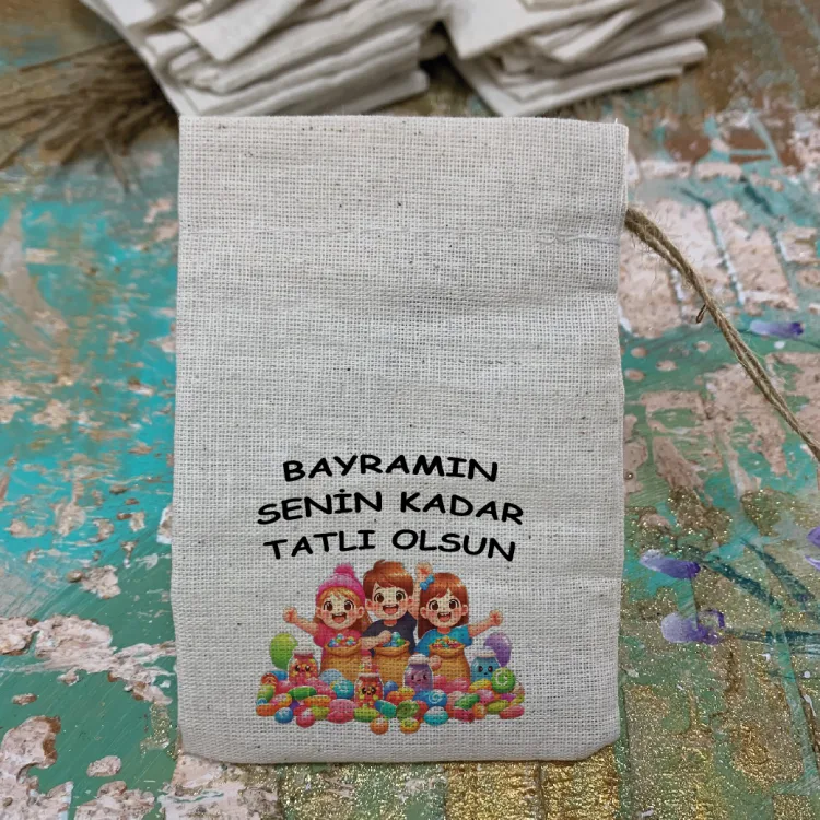 Baskılı Kese 0029 - Bayram Harçlığı Kesesi - Detay Görseli 1