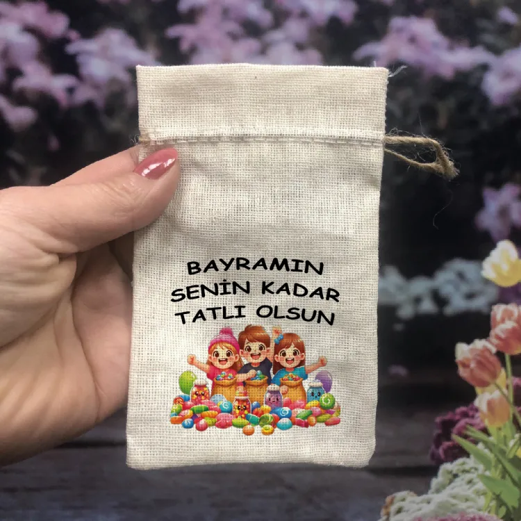 Baskılı Kese 0029 - Bayram Harçlığı Kesesi - Detay Görseli 2