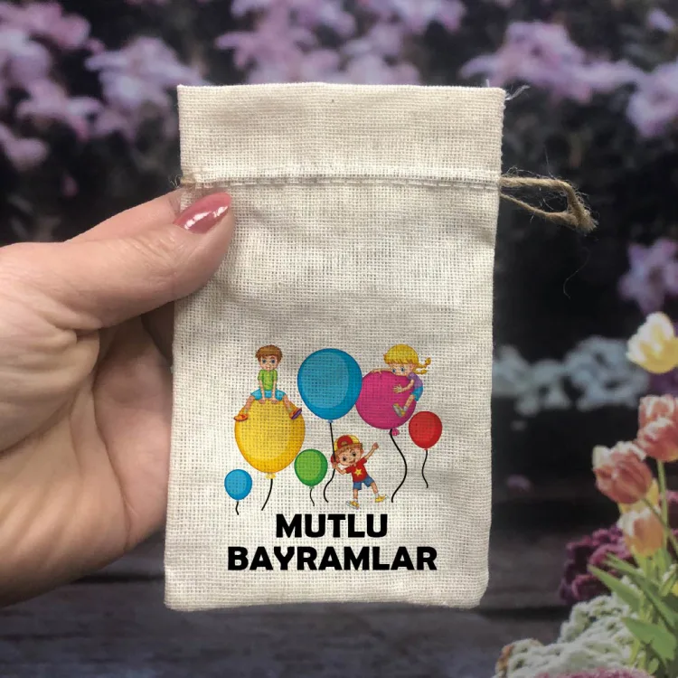 Baskılı Kese 0060 - Bayram Harçlığı Kesesi - Detay Görseli 4