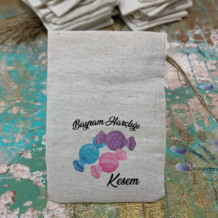 Baskılı Kese 0067 - Bayram Harçlığı Hediyelik Kesesi