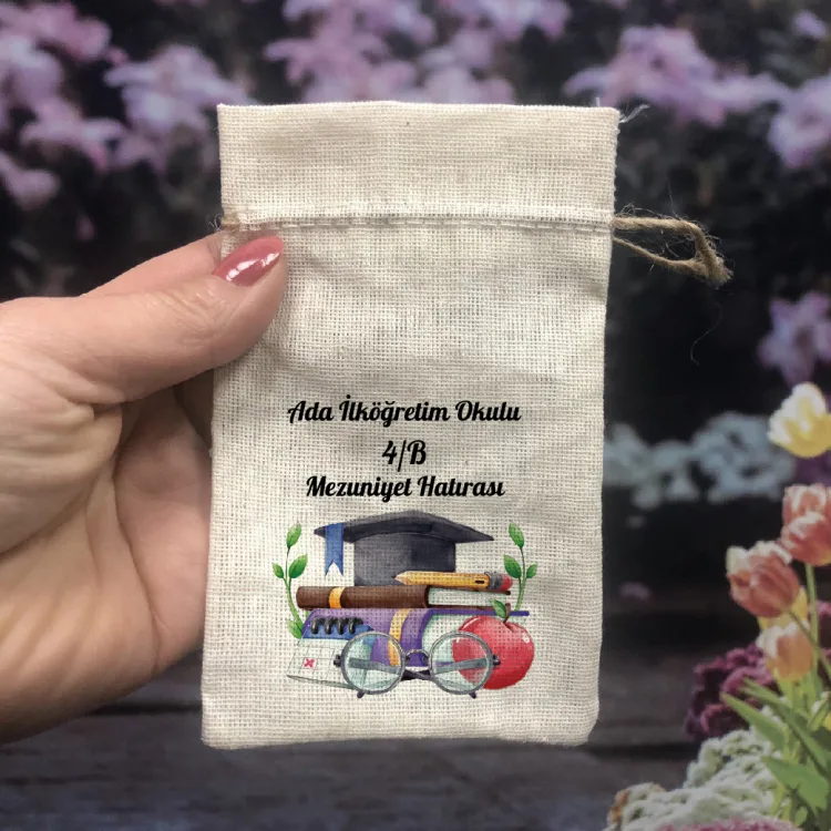 Baskılı Kese 0073 - Mezuniyet Hediyelik Kese - Detay Görseli 1