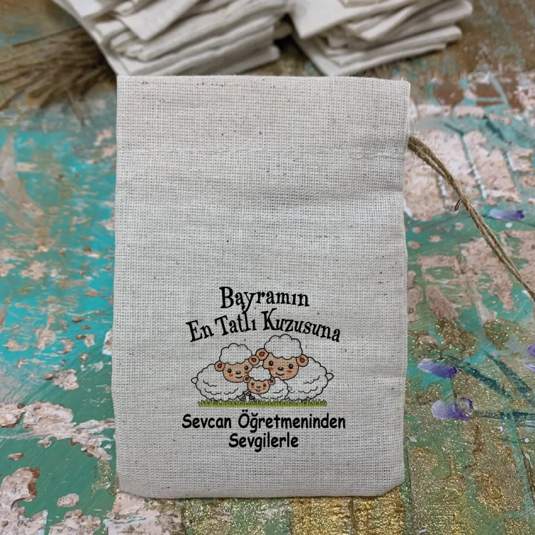 Baskılı Kese 0085 - Kurban Bayram Harçlığı Kesesi - Detay Görseli 2
