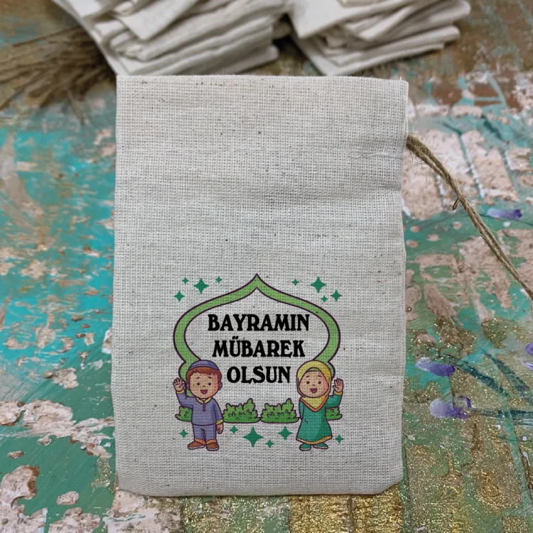Baskılı Kese 0088 - Bayram Harçlığı Hediyelik Kesesi