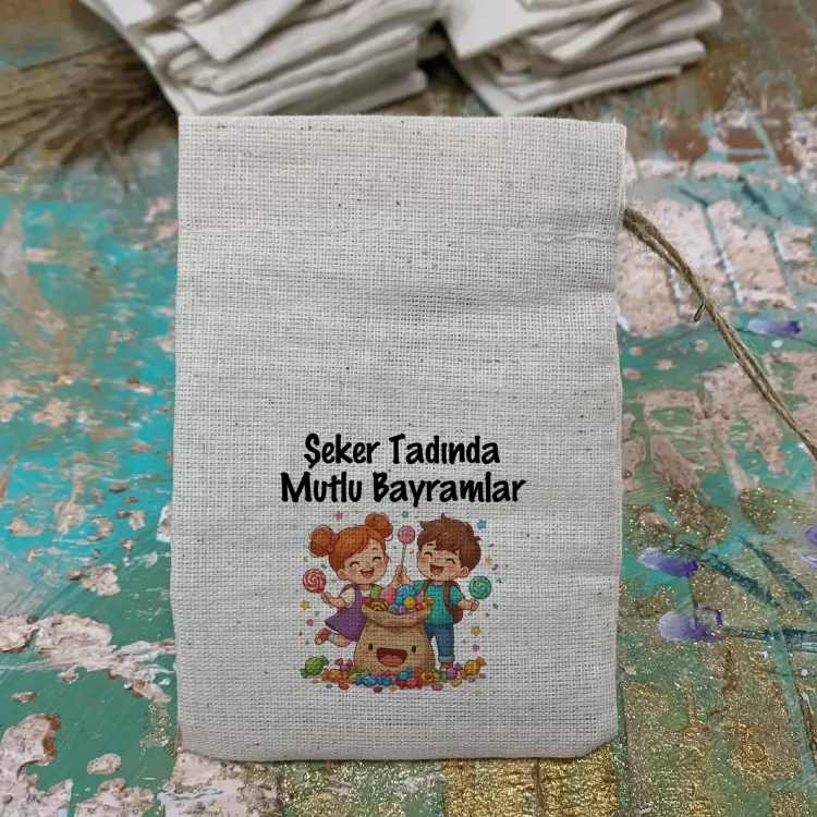 Baskılı Kese 0090 - Bayramı Harçlığı Hediyelik Kesesi - Detay Görseli 1