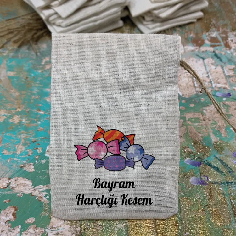 Baskılı Kese 0144 - Bayram Harçlığı Kesesi - Detay Görseli 1