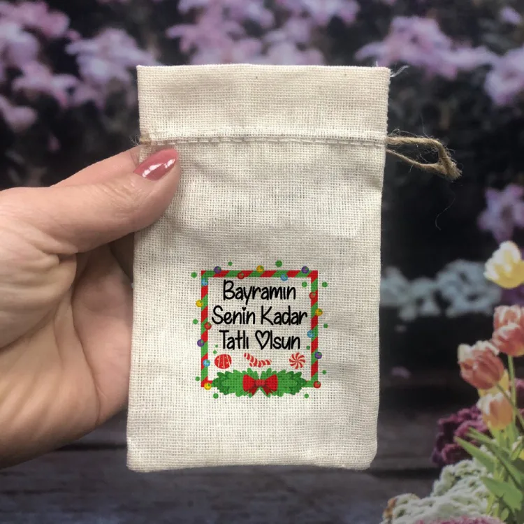 Baskılı Kese 0540 - Bayram Harçlığı Hediyelik Kesesi - Detay Görseli 2