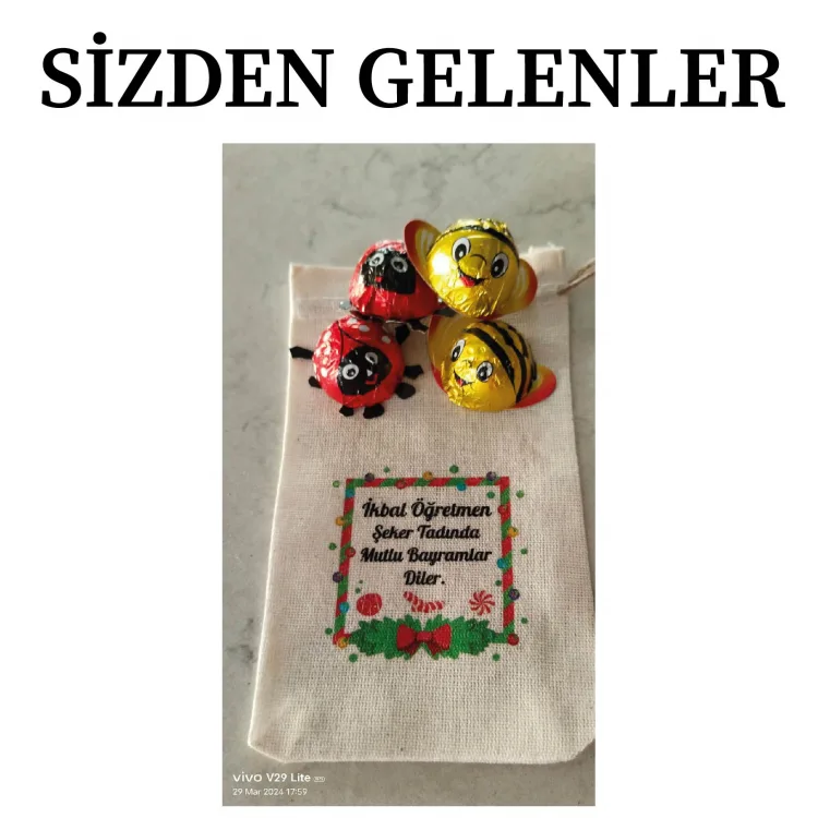 Baskılı Kese 0106 - Kurban Bayramı Harçlığı Hediyelik Kesesi - Detay Görseli 8