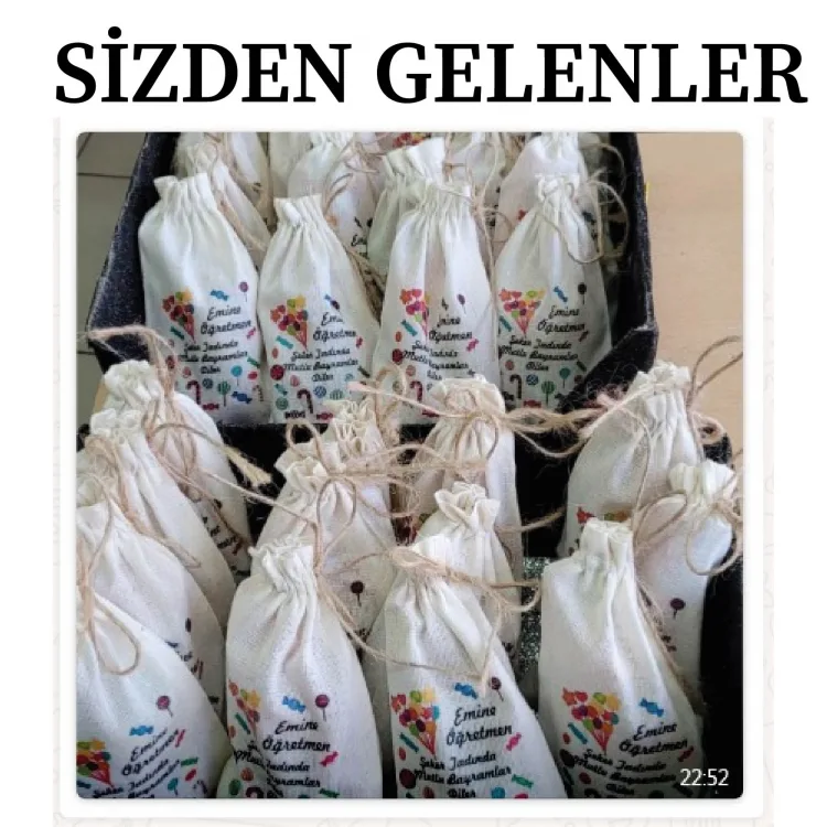 Baskılı Kese 0106 - Kurban Bayramı Harçlığı Hediyelik Kesesi - Detay Görseli 10