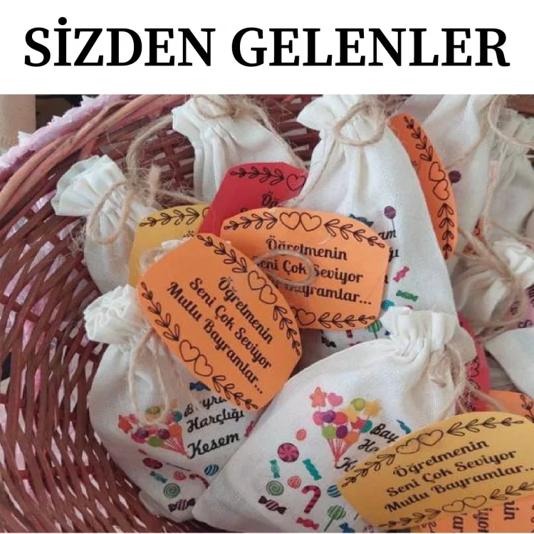 Baskılı Kese 0106 - Kurban Bayramı Harçlığı Hediyelik Kesesi - Detay Görseli 13