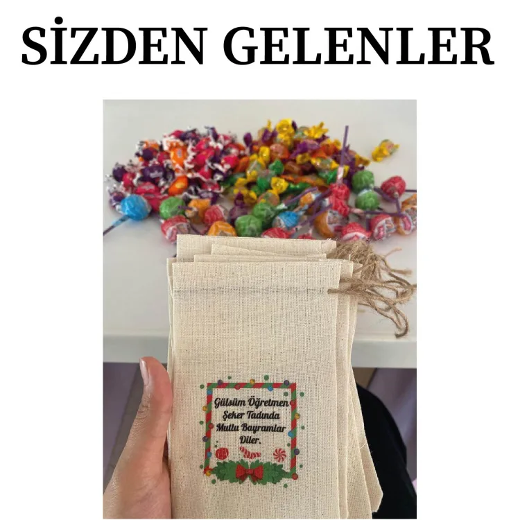 Baskılı Kese 0106 - Kurban Bayramı Harçlığı Hediyelik Kesesi - Detay Görseli 6