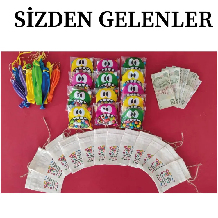Baskılı Kese 0106 - Kurban Bayramı Harçlığı Hediyelik Kesesi - Detay Görseli 9
