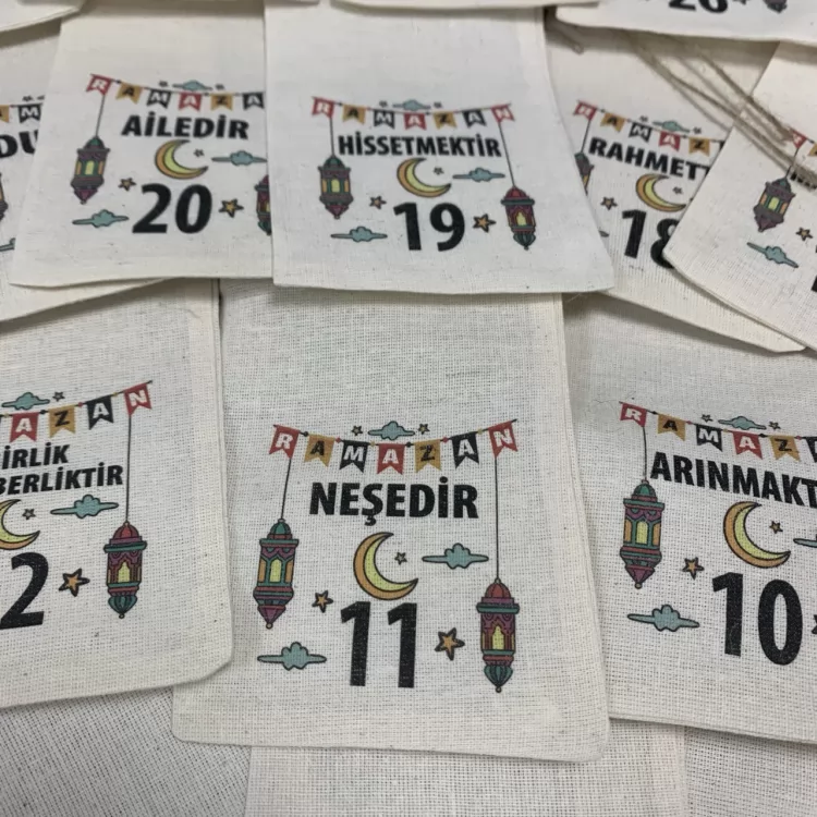 Numaralı Ramazan  Kese 0563 - Aylık Ramazan Kesesi - Detay Görseli 3