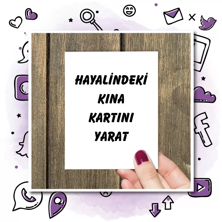 01 - Kına  Kartı Tasarla