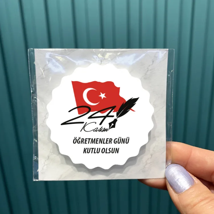 Magnet 0192 - 24 Kasım Öğretmenler Günü Hediyelik Magnet - Detay Görseli 1