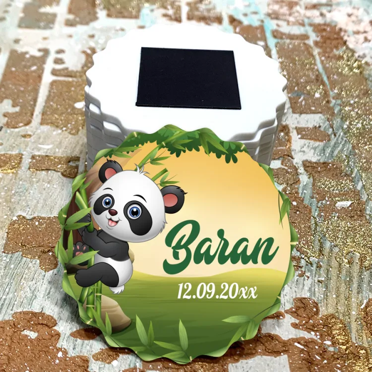 Magnet 0225 - Sevimli Panda Tasarım