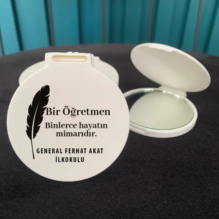 24 Kasım Öğretmenler Günü Hediyesi Aynalı Set 002 - Detay Görseli 1