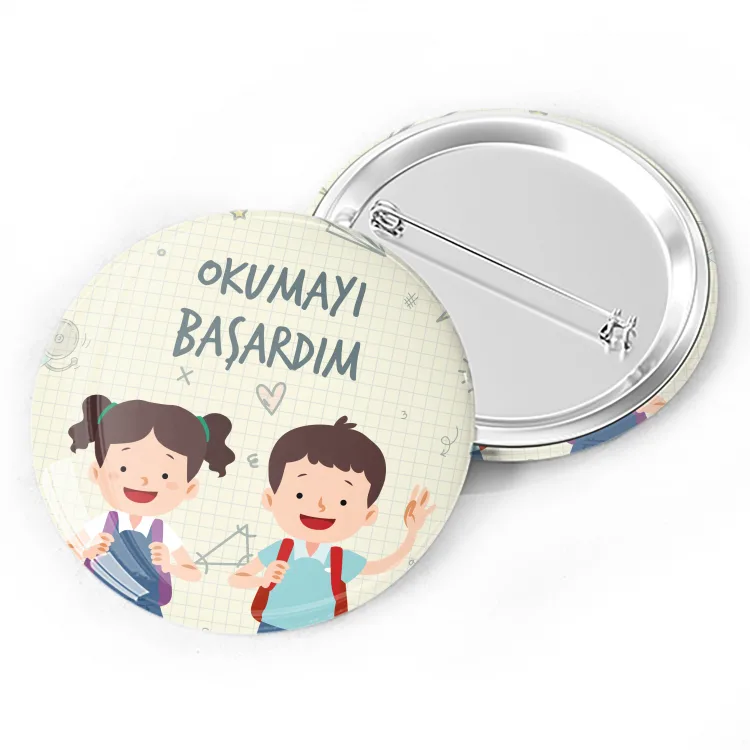 Yaka Rozeti İğneli 0079 - Okuma Bayramı Tasarım