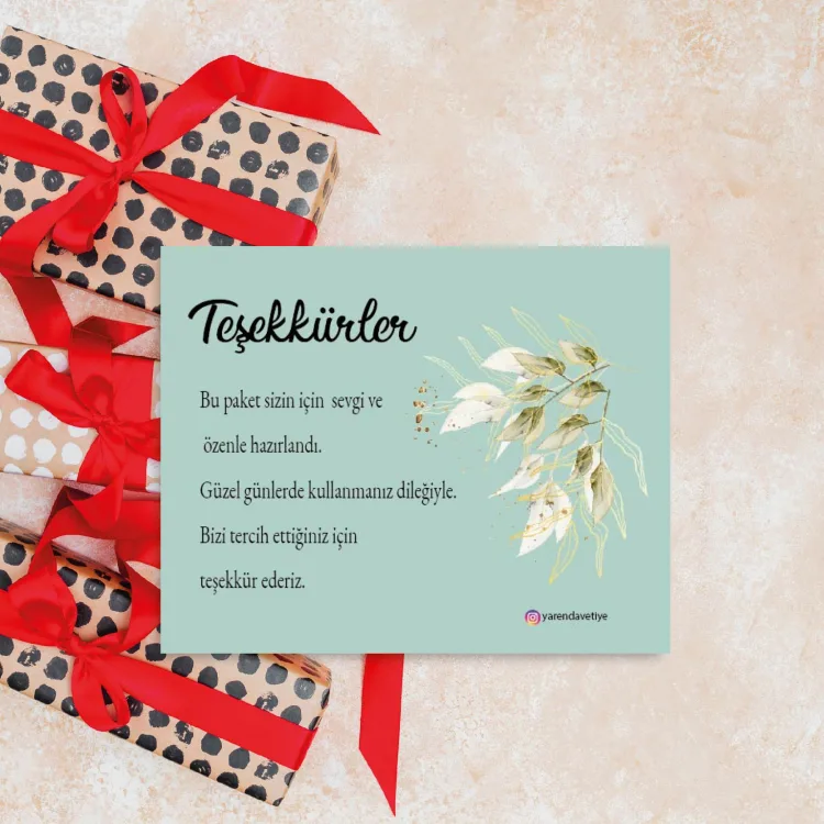 Teşekkür Kartı 005